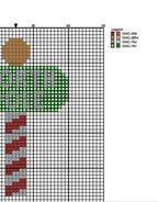 DIY Needlepoint North Pole Pattern | Digital Chart for Painting Your Own Canvas | Easy Needlepoint PDF | Instant Download | 18 Mesh