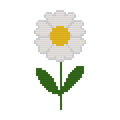 DIY Needlepoint Daisy Flower Pattern | Digital Chart for Painting Your Own Canvas | Easy Needlepoint PDF | Instant Download | 18 Mesh