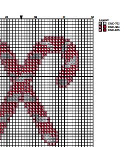 DIY Needlepoint Candy Canes Pattern | Digital Chart for Painting Your Own Canvas | Easy Needlepoint PDF | Instant Download | 18 Mesh