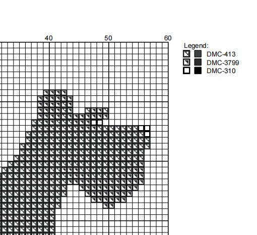 DIY Needlepoint Scottie Dog Pattern | Digital Chart for Painting Your Own Canvas| Easy Needlepoint PDF | Instant Download | 18 Mesh