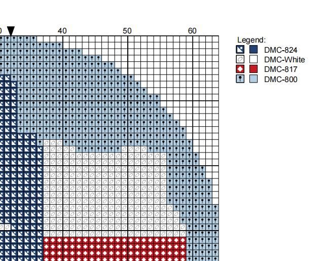 DIY Needlepoint Texas State Outline Ornament |Digital Chart for Painting Your Own Canvas | Easy Needlepoint PDF | Instant Download | 18 Mesh