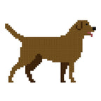 DIY Needlepoint Chocolate Lab Dog Pattern | Digital Chart for Painting Your Own Canvas | Easy Needlepoint PDF | Instant Download | 18 Mesh