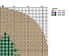 DIY Needlepoint Old Maine Flag Ornament | Digital Chart for Painting Your Own Canvas | Easy Needlepoint PDF | Instant Download | 18 Mesh