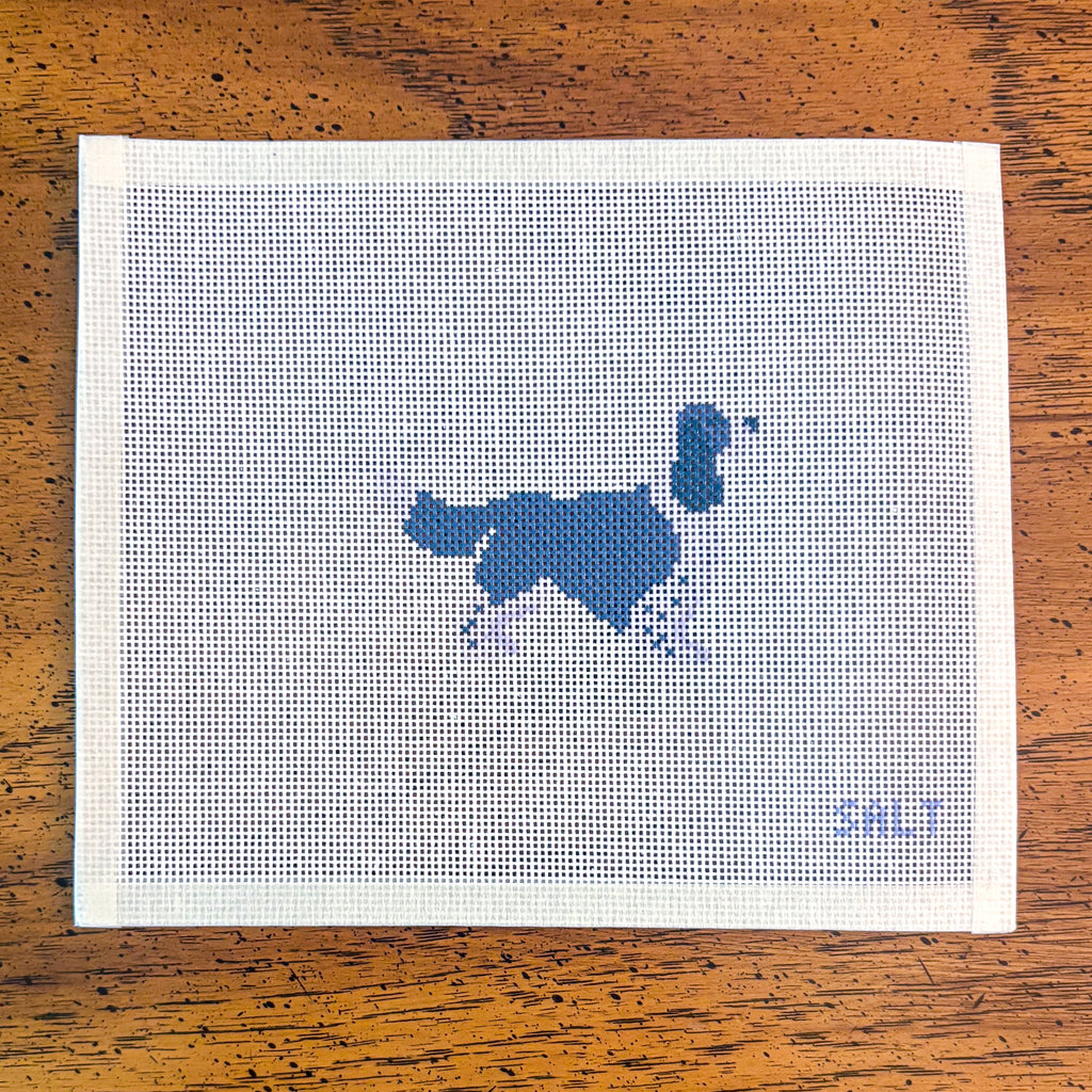 Springer Spaniel (Black & White) Needlepoint Canvas