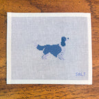 Springer Spaniel (Black & White) Needlepoint Canvas