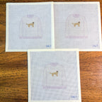 Golden Retriever Sweater (Cream) Needlepoint Canvas