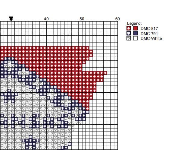 DIY Needlepoint Arkansas Outline Pattern | Digital Chart for Painting Your Own Canvas | Easy Needlepoint PDF | Instant Download | 18 Mesh