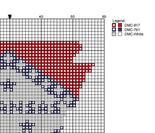 DIY Needlepoint Arkansas Outline Pattern | Digital Chart for Painting Your Own Canvas | Easy Needlepoint PDF | Instant Download | 18 Mesh
