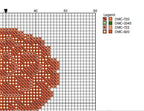 DIY Needlepoint Marigold Flower Pattern | Digital Chart for Painting Your Own Canvas | Easy Needlepoint PDF | Instant Download | 18 Mesh