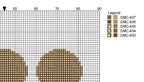 DIY Needlepoint 3 Cones Chocolate | Digital Chart for Painting Your Own Canvas | Easy Needlepoint PDF | Instant Download | 18 Mesh
