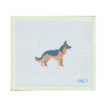 German Shepherd Needlepoint Canvas