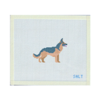 German Shepherd Needlepoint Canvas