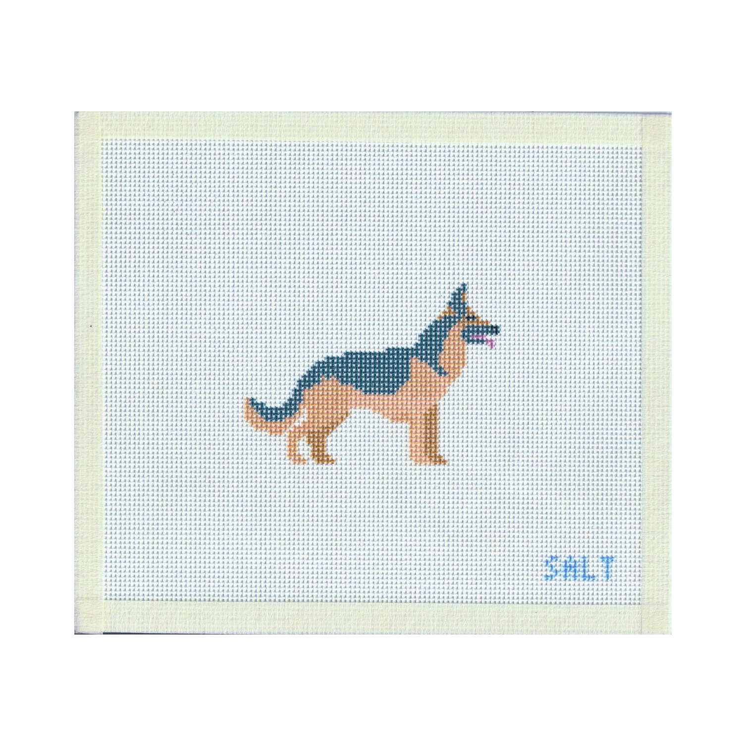 German Shepherd Needlepoint Canvas