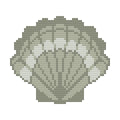 DIY Needlepoint Beaver Scallop Shell | Digital Chart for Painting Your Own Canvas | Easy Needlepoint PDF | Instant Download | 18 Mesh