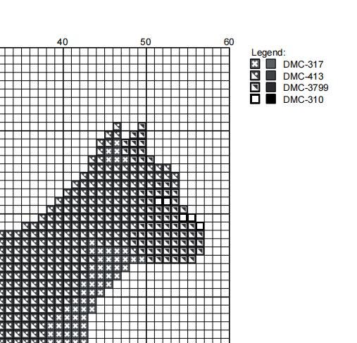DIY Needlepoint French Bulldog (Black) | Digital Chart for Painting Your Own Canvas| Easy Needlepoint PDF | Instant Download | 18 Mesh