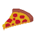 DIY Needlepoint Pizza Slice Pattern | Digital Chart for Painting Your Own Canvas | Easy Needlepoint PDF | Instant Download | 18 Mesh