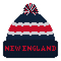 DIY Needlepoint New England Winter Hat | Digital Chart for Painting Your Own Canvas | Easy Needlepoint PDF | Instant Download | 18 Mesh
