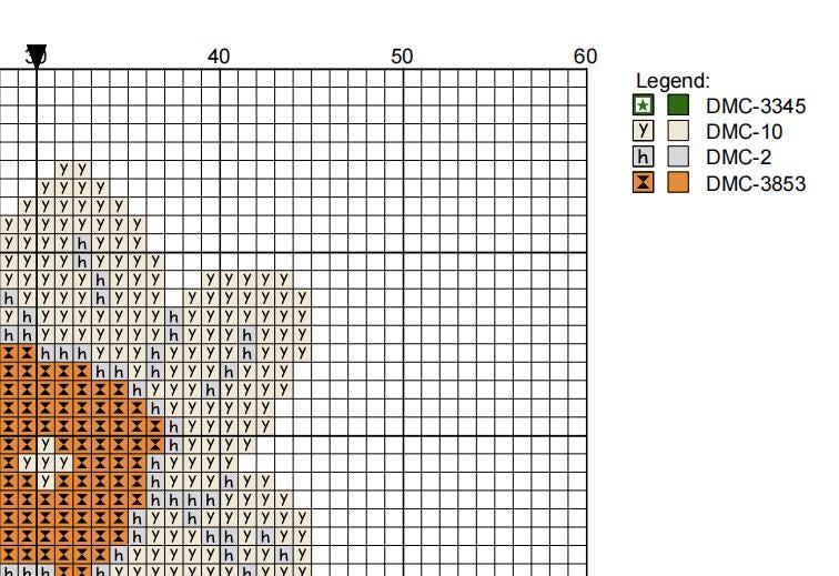 DIY Needlepoint Narcissus Flower Pattern | Digital Chart for Painting Your Own Canvas | Easy Needlepoint PDF | Instant Download | 18 Mesh
