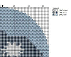 DIY Needlepoint South Carolina State Ornament | Digital Chart for Painting Your Own Canvas| Easy Needlepoint PDF| Instant Download | 18 Mesh