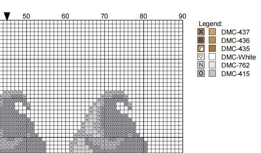 DIY Needlepoint 3 Cones Vanilla (Soft Serve) | Digital Chart for Painting Your Own Canvas| Easy Needlepoint PDF | Instant Download | 18 Mesh