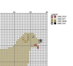DIY Needlepoint Yellow Lab Pattern | Digital Chart for Painting Your Own Canvas | Easy Needlepoint PDF | Instant Download | 18 Mesh
