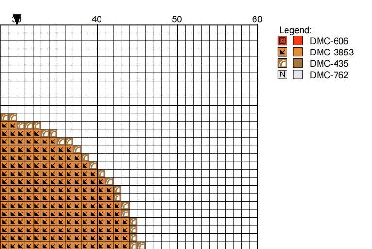 DIY Needlepoint Fortune Cookie Pattern | Digital Chart for Painting Your Own Canvas | Easy Needlepoint PDF | Instant Download | 18 Mesh