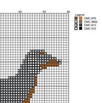 DIY Needlepoint Dachshund Dog Pattern | Digital Chart for Painting Your Own Canvas| Easy Needlepoint PDF | Instant Download | 18 Mesh