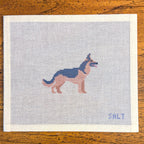German Shepherd Needlepoint Canvas