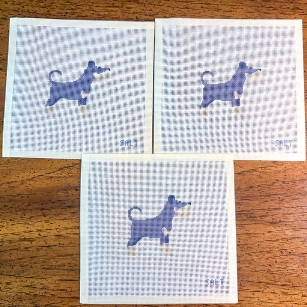 Schnauzer Needlepoint Canvas