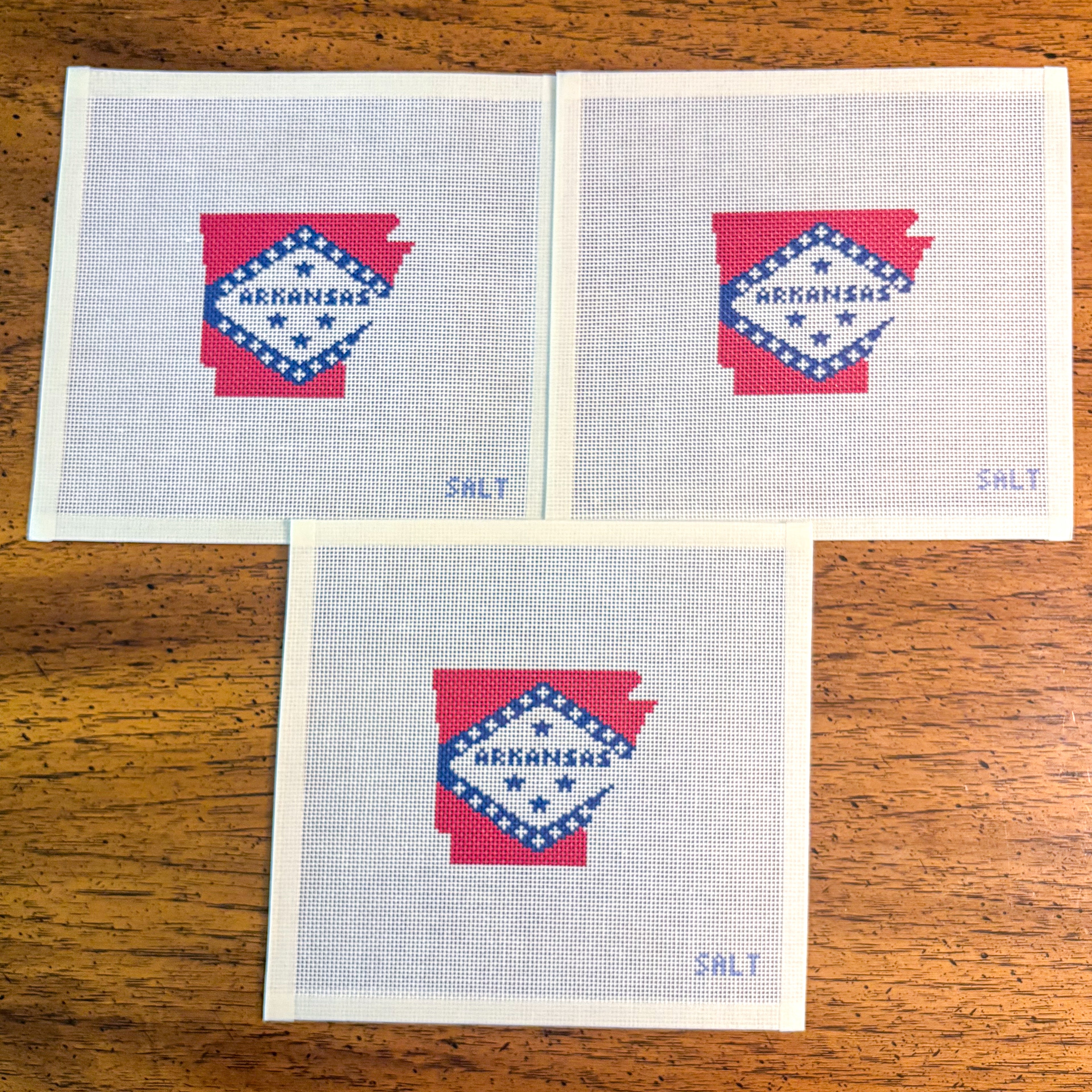 Arkansas Outline Needlepoint Canvas