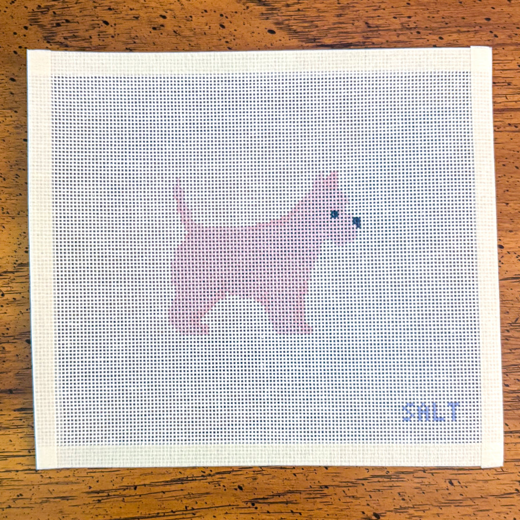 Westie Needlepoint Canvas