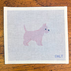 Westie Needlepoint Canvas