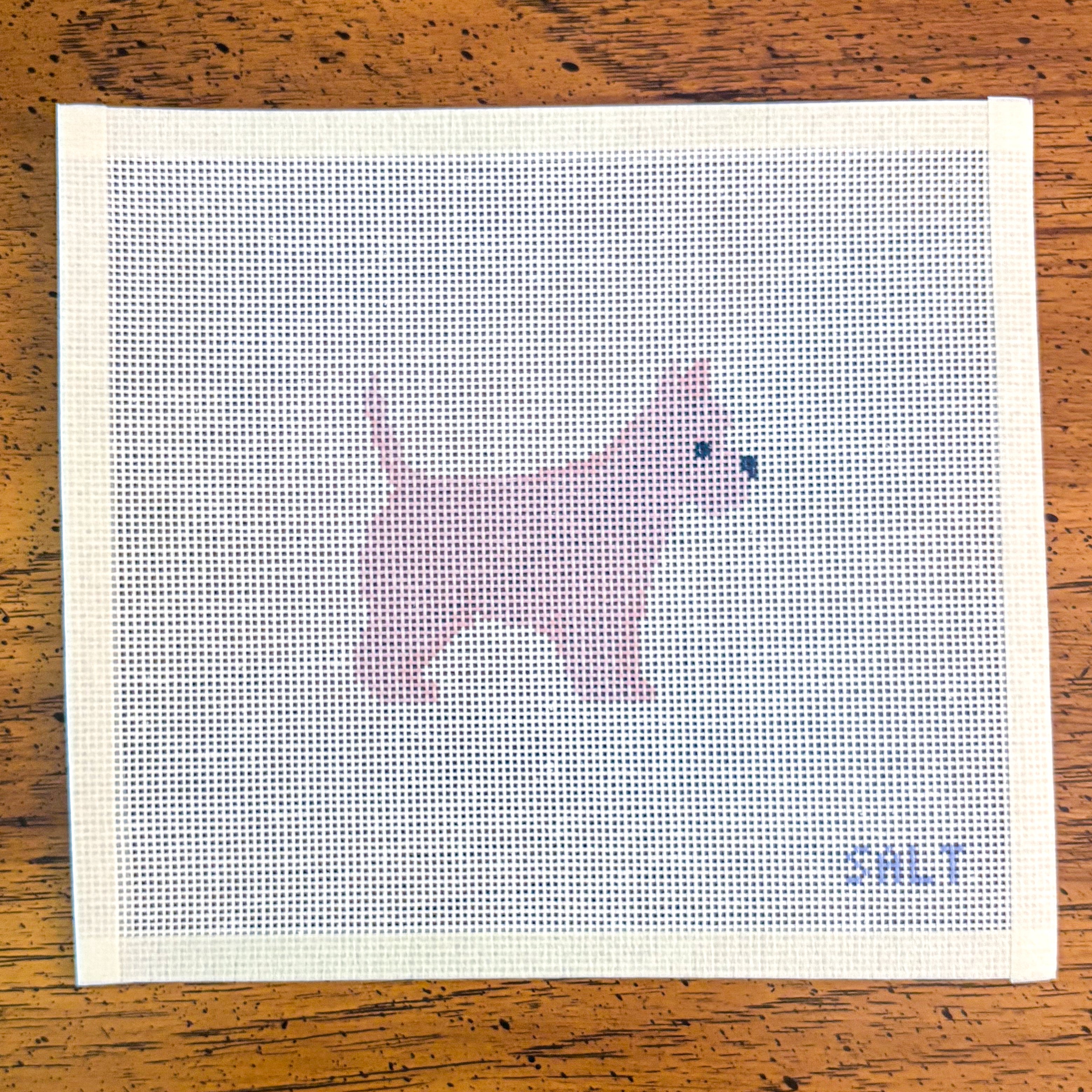 Westie Needlepoint Canvas