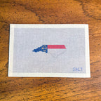 North Carolina Outline Needlepoint Canvas (mini)
