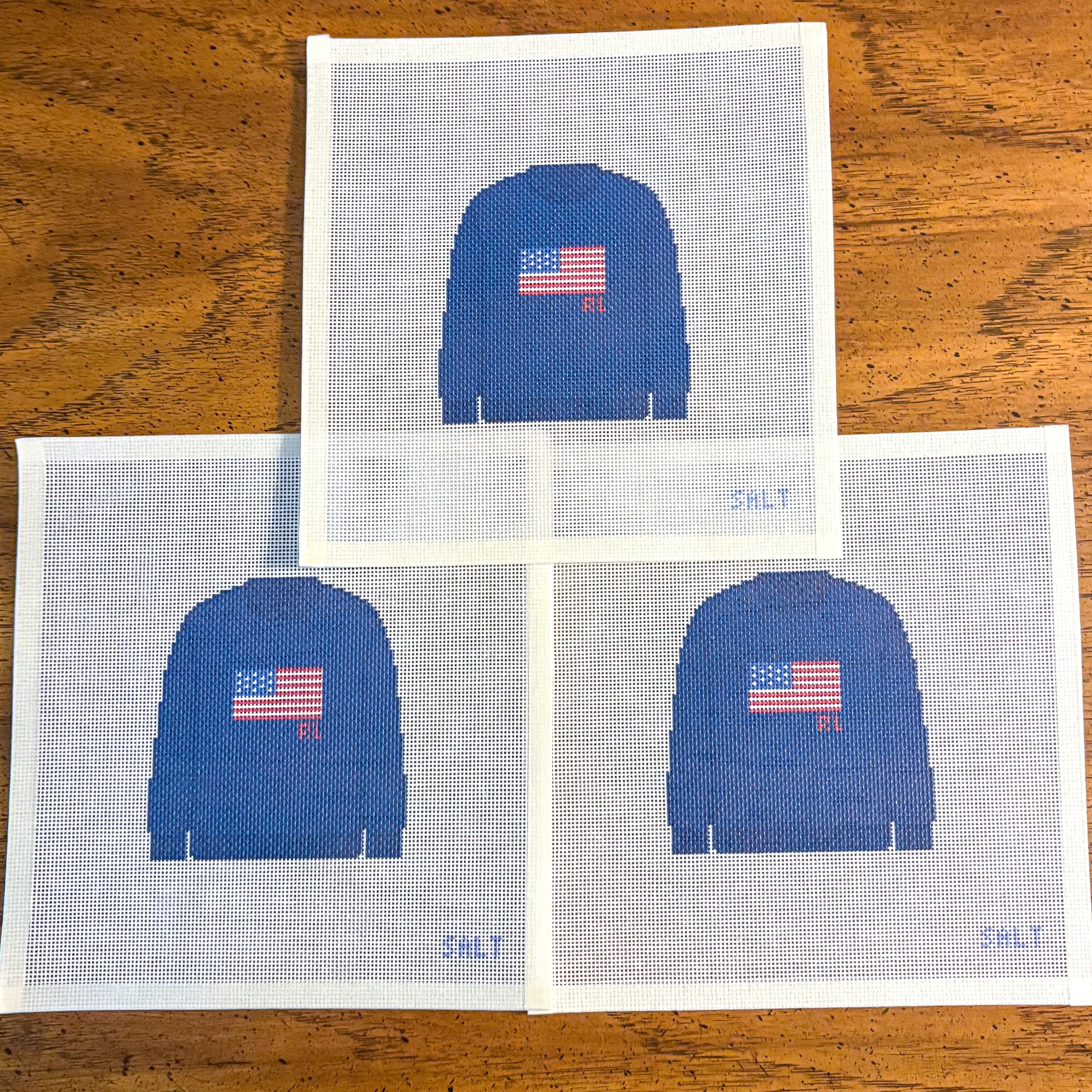 USA Sweater (Navy) Needlepoint Canvas