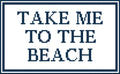 DIY Needlepoint Take Me To The Beach | Digital Chart for Painting Your Own Canvas | Easy Needlepoint PDF | Instant Download | 13 Mesh