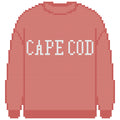 DIY Needlepoint Cape Cod Sweatshirt (Red) Pattern | Digital Chart for Painting Your Own Canvas | Easy Needlepoint PDF | Instant Download | 18 Mesh