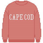DIY Needlepoint Cape Cod Sweatshirt (Red) Pattern | Digital Chart for Painting Your Own Canvas | Easy Needlepoint PDF | Instant Download | 18 Mesh