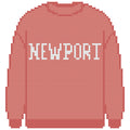 DIY Needlepoint Newport Sweatshirt (Red) Pattern | Digital Chart for Painting Your Own Canvas | Easy Needlepoint PDF | Instant Download | 18 Mesh