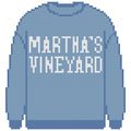 DIY Needlepoint Martha's Vineyard Sweatshirt (Blue) Pattern | Digital Chart for Painting Your Own Canvas | Easy Needlepoint PDF | Instant Download | 18 Mesh