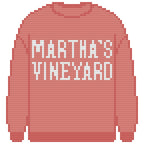DIY Needlepoint Martha's Vineyard Sweatshirt (Red) Pattern | Digital Chart for Painting Your Own Canvas | Easy Needlepoint PDF | Instant Download | 18 Mesh