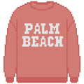 DIY Needlepoint Palm Beach Sweatshirt (Red) Pattern | Digital Chart for Painting Your Own Canvas | Easy Needlepoint PDF | Instant Download | 18 Mesh