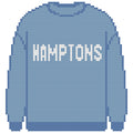 DIY Needlepoint Hamptons Sweatshirt (Blue) Pattern | Digital Chart for Painting Your Own Canvas | Easy Needlepoint PDF | Instant Download | 18 Mesh