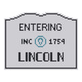 DIY Needlepoint MA Welcome Sign - Lincoln Pattern | Digital Chart for Painting Your Own Canvas | Easy Needlepoint PDF | Instant Download | 18 Mesh
