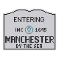 DIY Needlepoint MA Welcome Sign - Manchester by the Sea Pattern | Digital Chart for Painting Your Own Canvas | Easy Needlepoint PDF | Instant Download | 18 Mesh