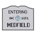 DIY Needlepoint MA Welcome Sign - Medfield Pattern | Digital Chart for Painting Your Own Canvas | Easy Needlepoint PDF | Instant Download | 18 Mesh