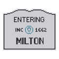 DIY Needlepoint MA Welcome Sign - Milton Pattern | Digital Chart for Painting Your Own Canvas | Easy Needlepoint PDF | Instant Download | 18 Mesh