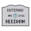 DIY Needlepoint MA Welcome Sign - Needham Pattern | Digital Chart for Painting Your Own Canvas | Easy Needlepoint PDF | Instant Download | 18 Mesh