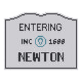 DIY Needlepoint MA Welcome Sign - Newton Pattern | Digital Chart for Painting Your Own Canvas | Easy Needlepoint PDF | Instant Download | 18 Mesh