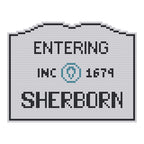 DIY Needlepoint MA Welcome Sign - Sherborn Pattern | Digital Chart for Painting Your Own Canvas | Easy Needlepoint PDF | Instant Download | 18 Mesh